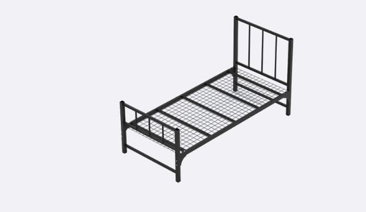 JZD 90SB Single Bed (Black)