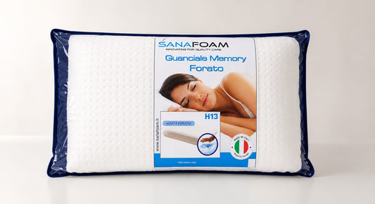 Perforated Memory Foam Pillow (13cm Height)