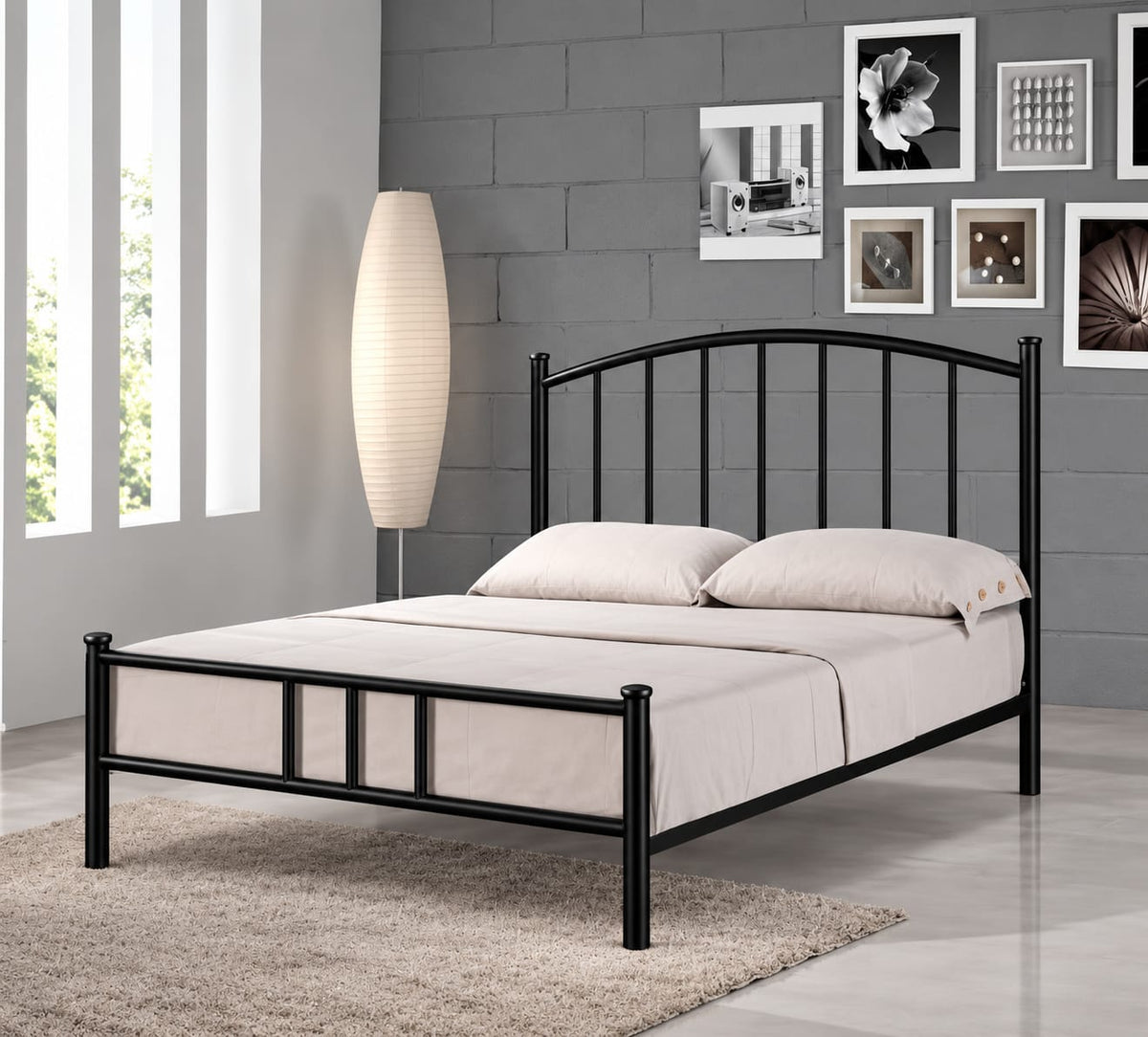 JZD-007 Double Bed (Black)